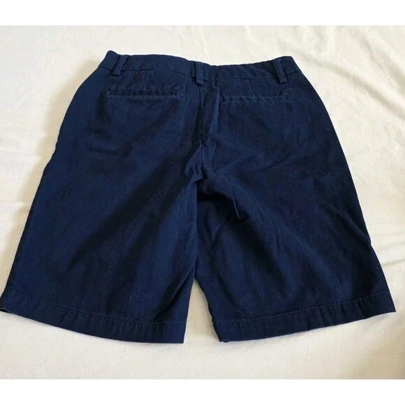 Jones New York Women's Shorts Size 8P Stretch, Navy, Hook, Eye & Button Closure - Picture 2 of 10